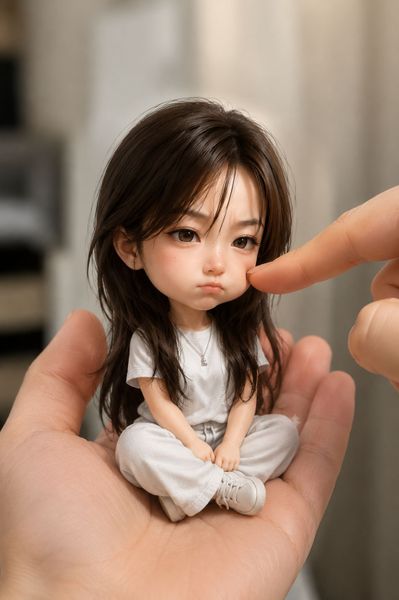 Grumpy Pocket Chibi Creator 🤏 — AI photo extension by Candice on FRAW