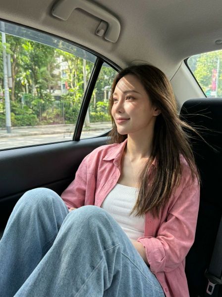 Car Seat & Look Outside — AI photo extension by Venus Wong on FRAW