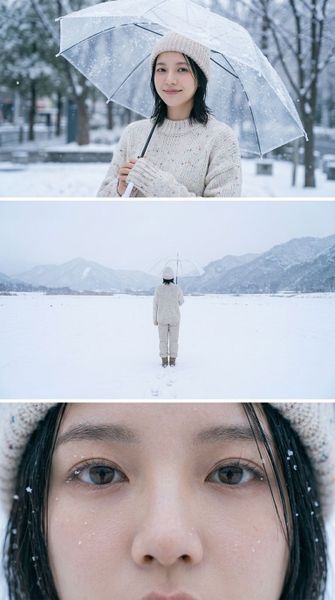 Snowy Scene — AI photo extension by Fraw Official on FRAW