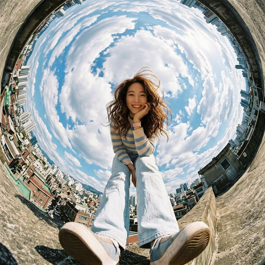 Ultra-wide fisheye lens second-example result by Fraw Official