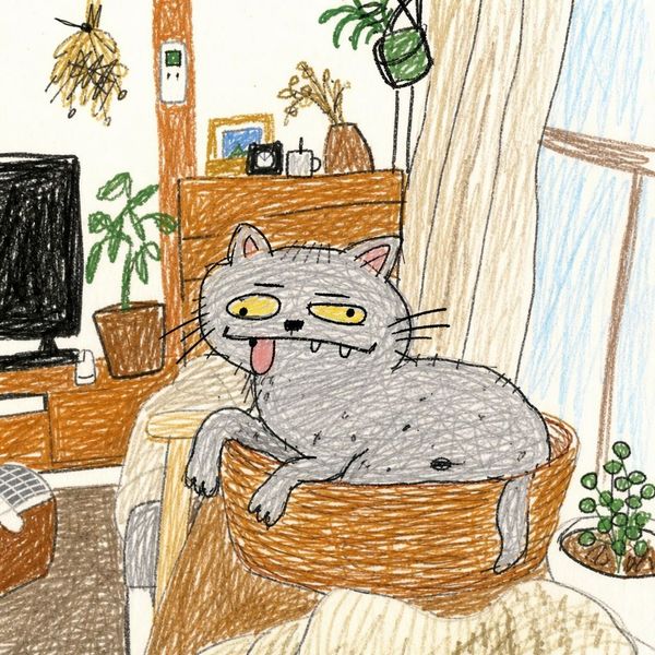Lazy Creature — AI photo extension by Venus Wong on FRAW
